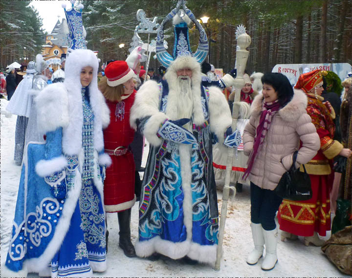 Caught on camera the Santa summit